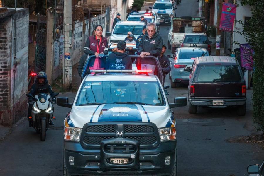 Recorridos y coordinación entre autoridades refuerzan acciones de seguridad en Tlalpan