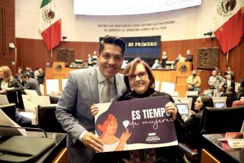 Senador Emmanuel Reyes Carmona reafirma compromiso con mujeres en el D&iacute;a Internacional de la Mujer