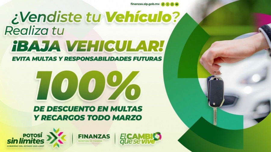Sefin exhorta a realizar baja vehicular antes de vender autom&oacute;viles para evitar responsabilidades