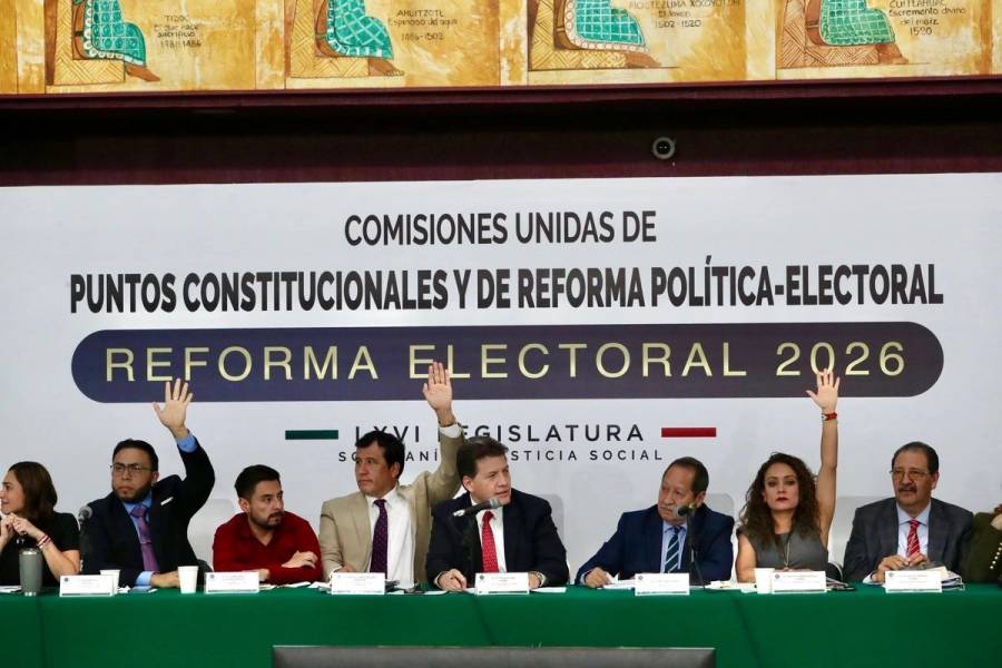 Comisiones de Diputados aprueban reforma electoral de Sheinbaum solo con votos de Morena