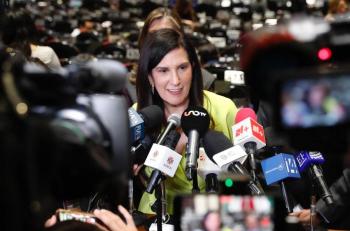 Reforma electoral podr&iacute;a discutirse y votarse ma&ntilde;ana en la C&aacute;mara de Diputados: Kenia L&oacute;pez Rabad&aacute;n