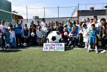 Crean en Nezahualc&oacute;yotl el “Bal&oacute;n de la Paz” para promover inclusi&oacute;n de ni&ntilde;as y ni&ntilde;os con discapacidad
