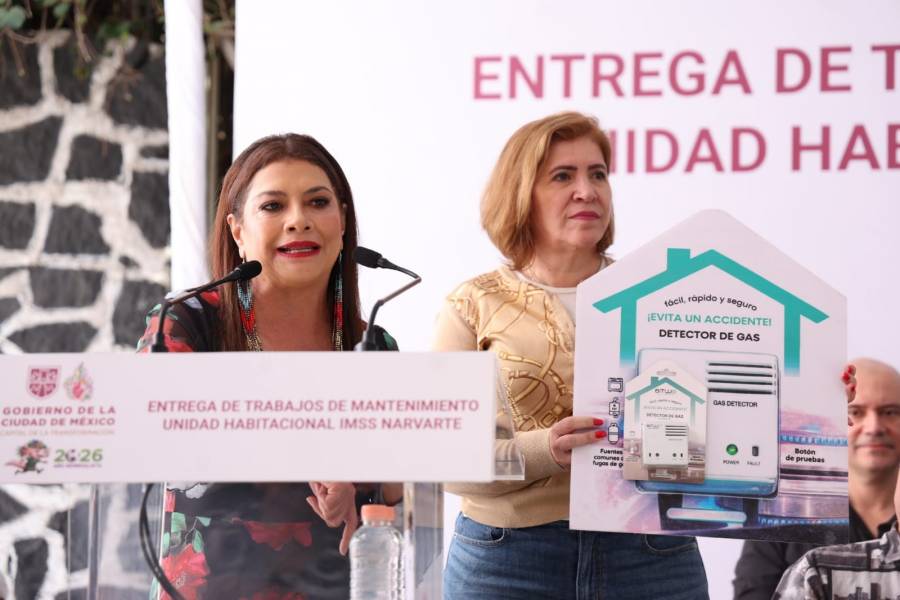 Con el programa Otoch, Clara Brugada rehabilita tres unidades habitacionales de las colonias Narvarte y Portales