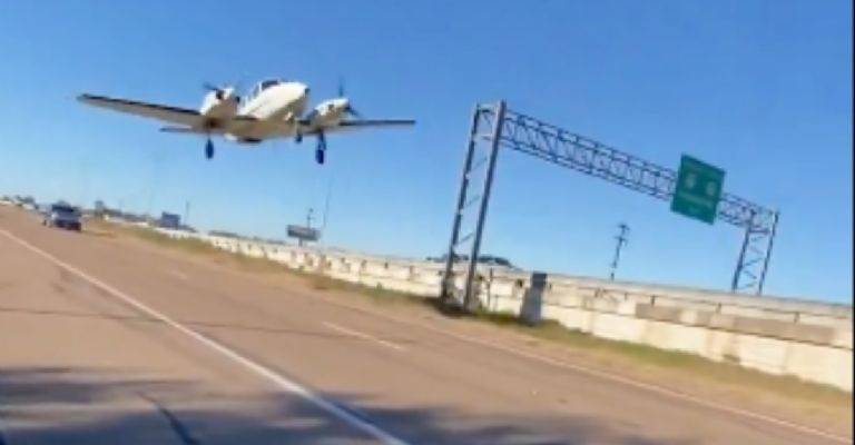 Avioneta aterriza de emergencia en carretera 290 de Travis sin heridos
