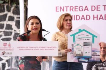 Con el programa Otoch, Clara Brugada rehabilita tres unidades habitacionales de las colonias Narvarte y Portales