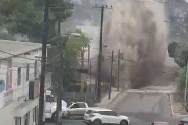CESPT avanza en reparación de mega fuga en el Acueducto Flujo Inverso sobre bulevar 2000 en Tijuana