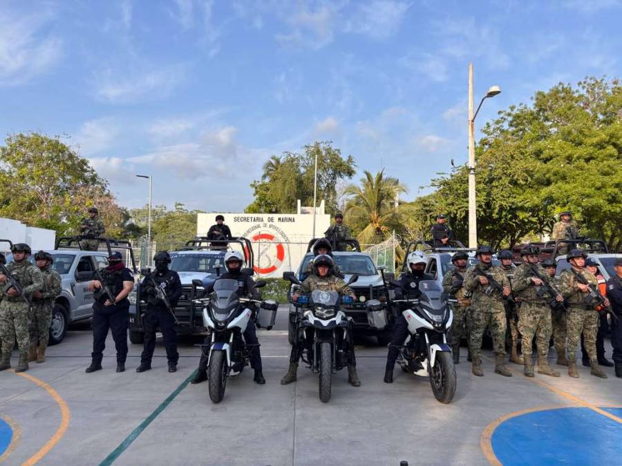 Refuerzan seguridad en Manzanillo con nueva estrategia coordinada