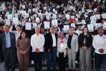 Soledad de Graciano S&aacute;nchez entrega certificados de educaci&oacute;n b&aacute;sica a adultos y reporta avance en alfabetizaci&oacute;n