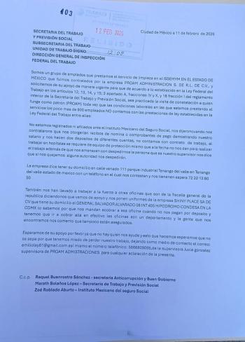 Infonavit otorga contrato de limpieza a PROAM, empresa se&ntilde;alada por malas pr&aacute;cticas