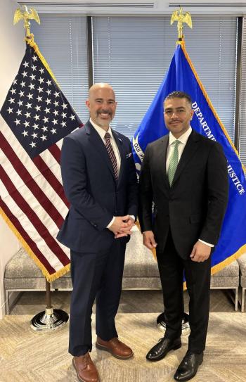 Harfuch y jefe de la DEA dialogan en Washington sobre cooperaci&oacute;n contra el narcotr&aacute;fico