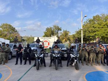 Refuerzan seguridad en Manzanillo con nueva estrategia coordinada