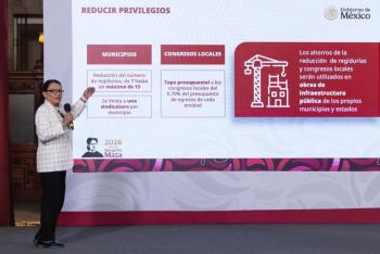 Reforma constitucional busca reducir privilegios y ampliar la revocaci&oacute;n de mandato: Segob en ma&ntilde;anera