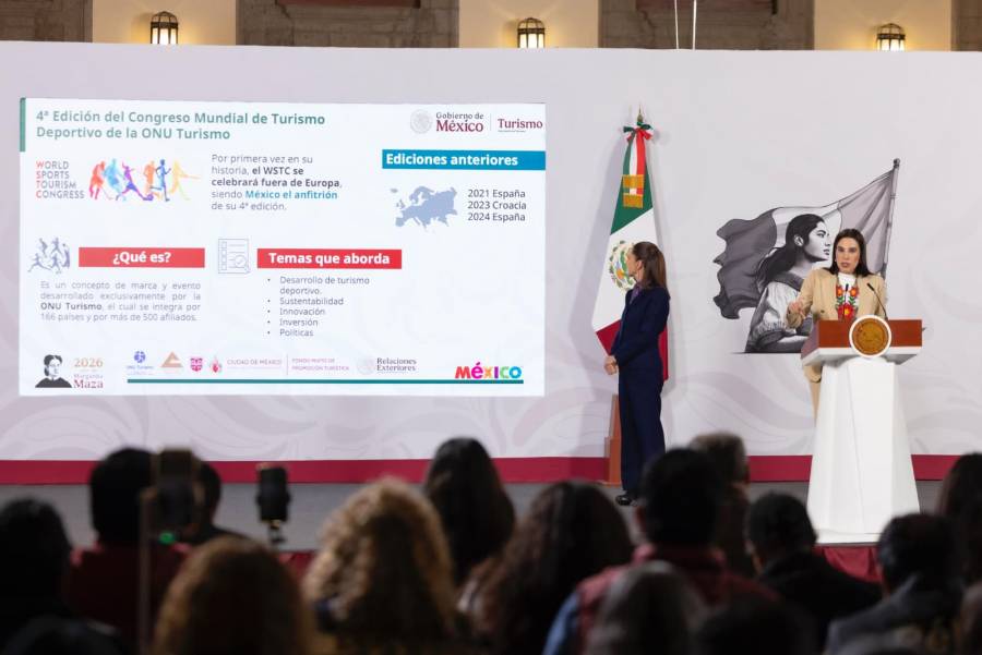 Turismo en M&eacute;xico rompe r&eacute;cord en enero de 2026 con 8.84 millones de visitantes