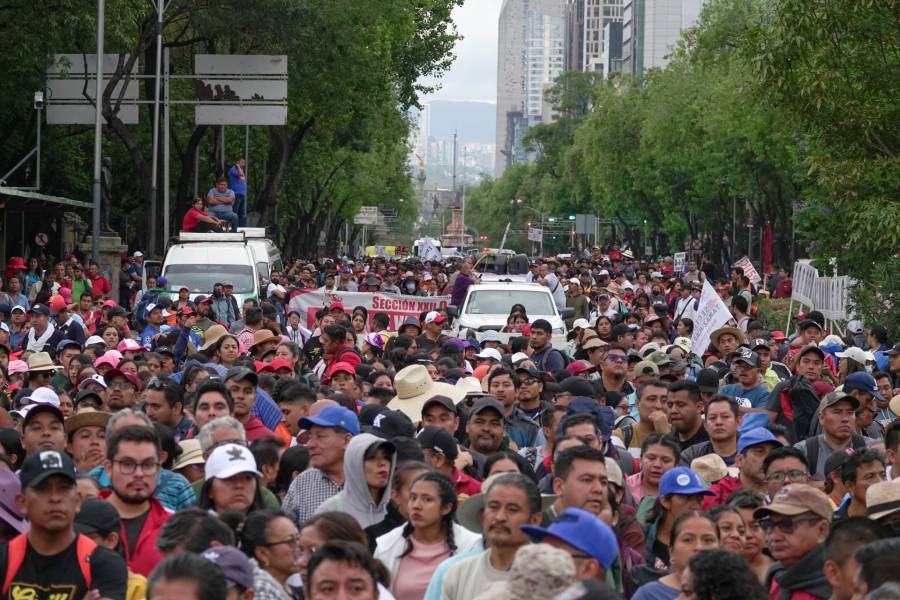 CNTE realizará megamarcha en CDMX con ruta y horario definidos para el 18 de marzo