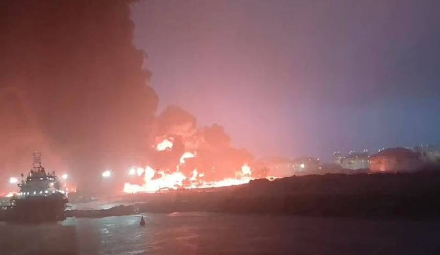 Desborde de aguas aceitosas en Dos Bocas provoca incendio y deja 5 muertos