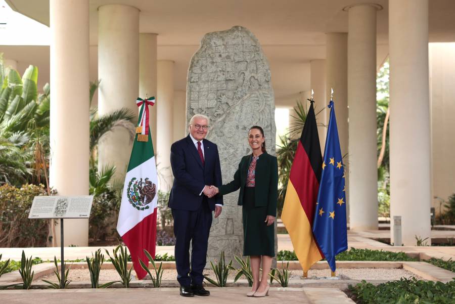 Sheinbaum recibe a presidente de Alemania en Cancún y refuerzan relación bilateral