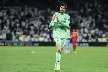 Courtois sufre lesi&oacute;n en el muslo y se perder&aacute; eliminatoria ante Bayern
