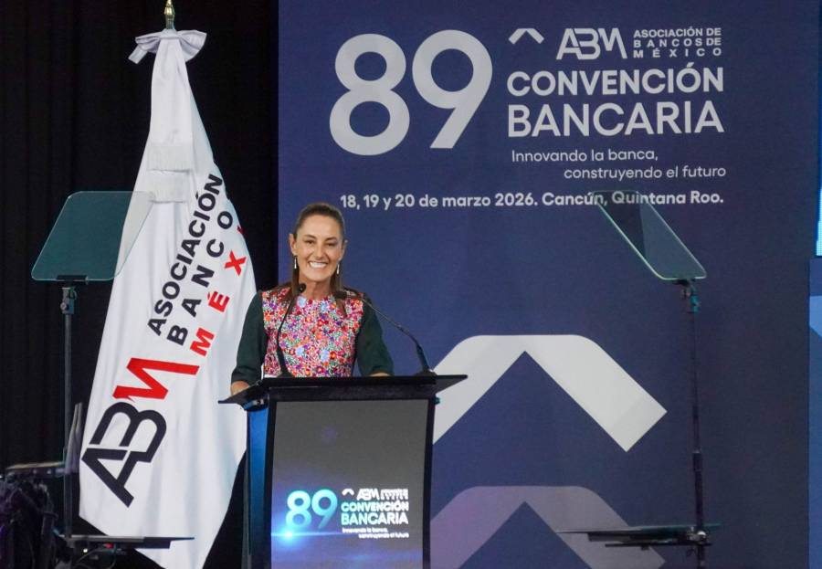 Celebra Presidenta compromiso de la banca de incrementar créditos al sector privado en inauguración de la 89 Convención Bancaria de la ABM