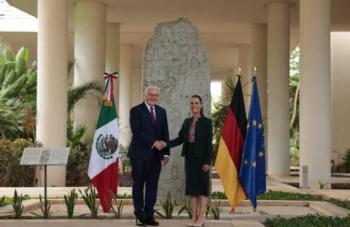 M&eacute;xico y Alemania prometen reforzar la relaci&oacute;n comercial y bilateral