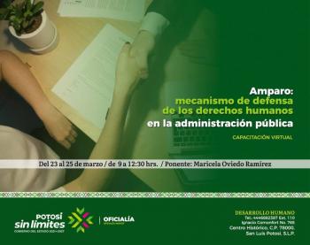 Capacitan a servidores p&uacute;blicos en amparo como mecanismo de defensa de derechos humanos