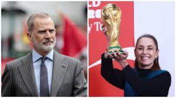 Invitaci&oacute;n al Mundial fue a todos los pa&iacute;ses; no solo al rey de Espa&ntilde;a: Sheinbaum