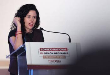 Luisa Alcalde ironiza cambio del PAN y se&ntilde;ala uso de encuestas rumbo a 2027