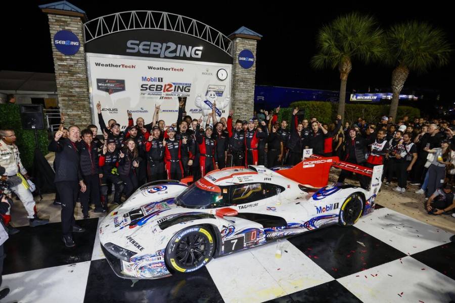 Porsche reafirma su dominio en resistencia con hist&oacute;rica victoria en Sebring