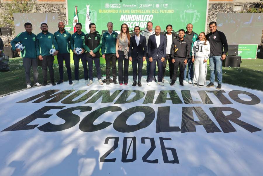 Presentan Gobierno de México, CONADE y FMF “Buscando a las estrellas del futuro”, que dará una nueva dimensión al Mundial Social 2026