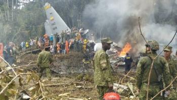 Van 34 soldados muertos por accidente de avi&oacute;n militar en Colombia