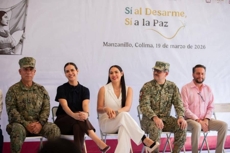 Gobierno de M&eacute;xico inicia campa&ntilde;a 'S&iacute; al Desarme, S&iacute; a la Paz' en Manzanillo, Colima