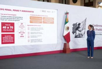 M&eacute;xico endurece castigo por feminicidio y elimina prescripci&oacute;n con nueva ley nacional