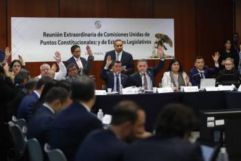 Senado aprueba en comisiones el “Plan B” de reforma electoral