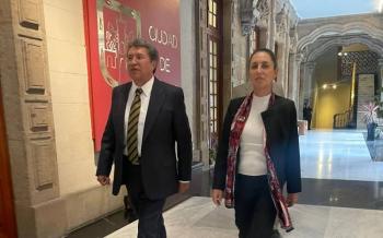 Sheinbaum, consciente de que una de las posibilidades es que no se avale el Plan B: Monreal