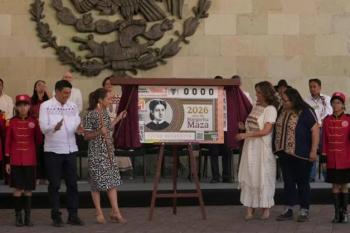 Sheinbaum reconoce a Margarita Maza en Guelatao