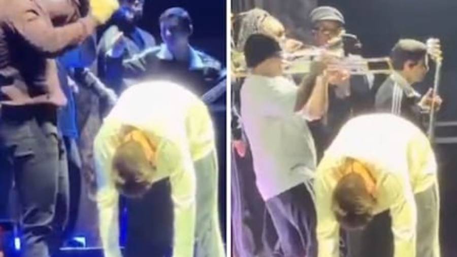 Peso Pluma genera polémica por gesto en concierto y desata especulaciones en redes sociales
