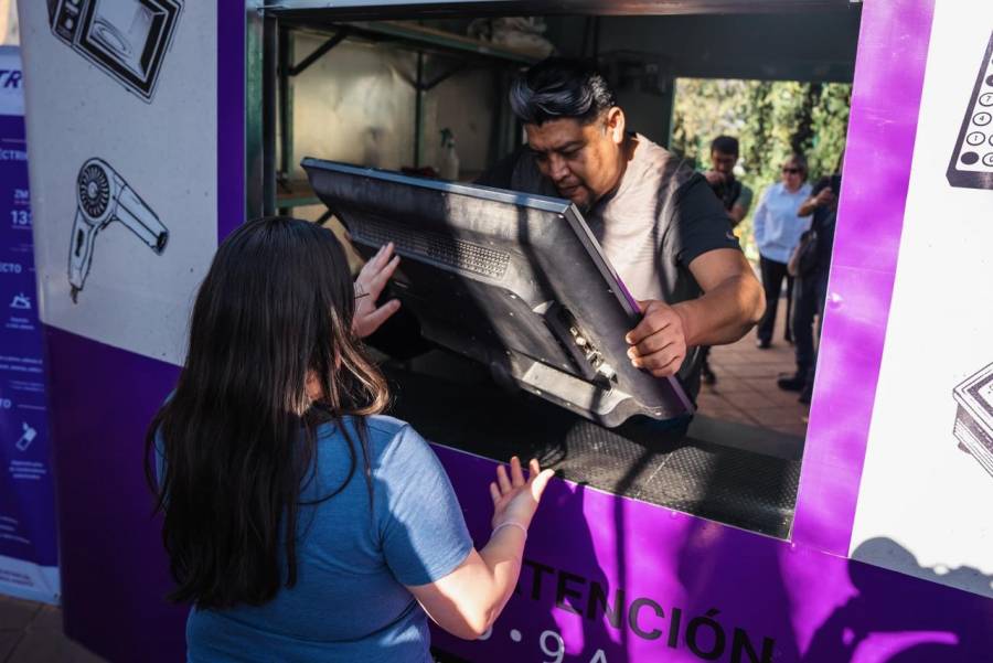 Tlalpan inaugura punto permanente de acopio de electrónicos con el Reciclatrón