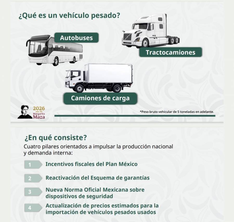 Ebrard anuncia inversi&oacute;n y nuevas medidas para la industria de veh&iacute;culos pesados