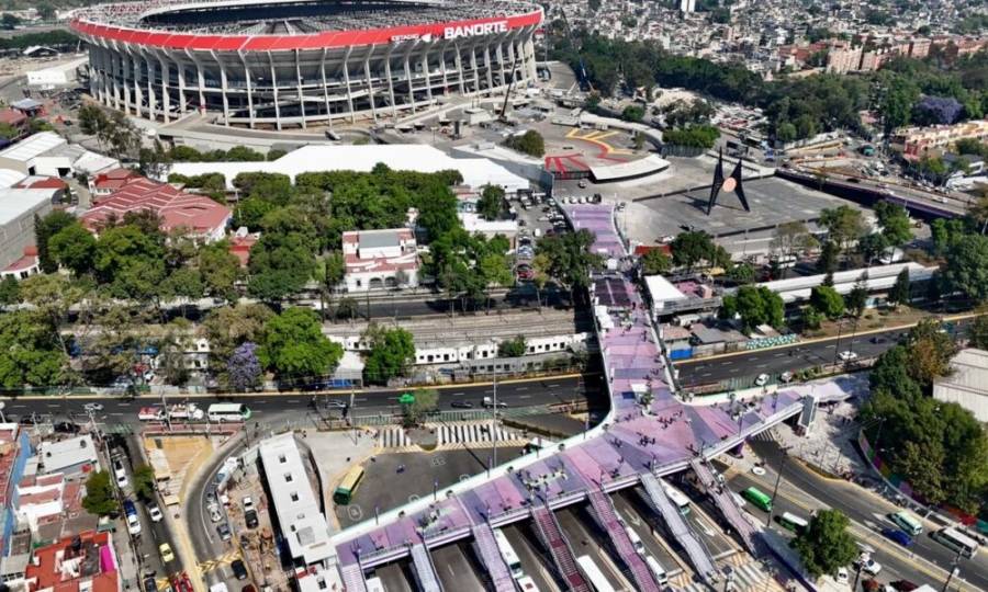 Entrega Brugada 10 obras para mejorar conectividad del Estadio Azteca e inmediaciones
