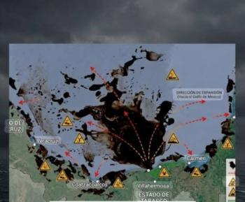 Presidenta Sheinbaum desmiente imagen de Greenpeace sobre el Golfo; confirma acciones por derrame