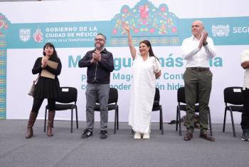 Clara Brugada triplica abasto de agua en m&aacute;s de 20 colonias de la Magdalena Contreras; se invirtieron 150 millones de pesos