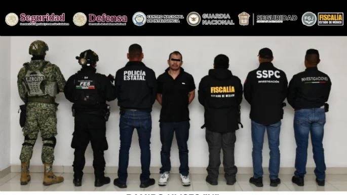 Capturan en Malinalco a “Comandante Galindo”, presunto líder del CJNG en el Estado de México