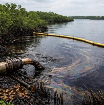 Pescadores denuncian fuga de hidrocarburo en laguna y R&iacute;o Colorado de Veracruz