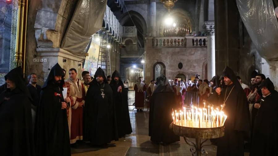 Policía israelí impide misa de Domingo de Ramos en Jerusalén