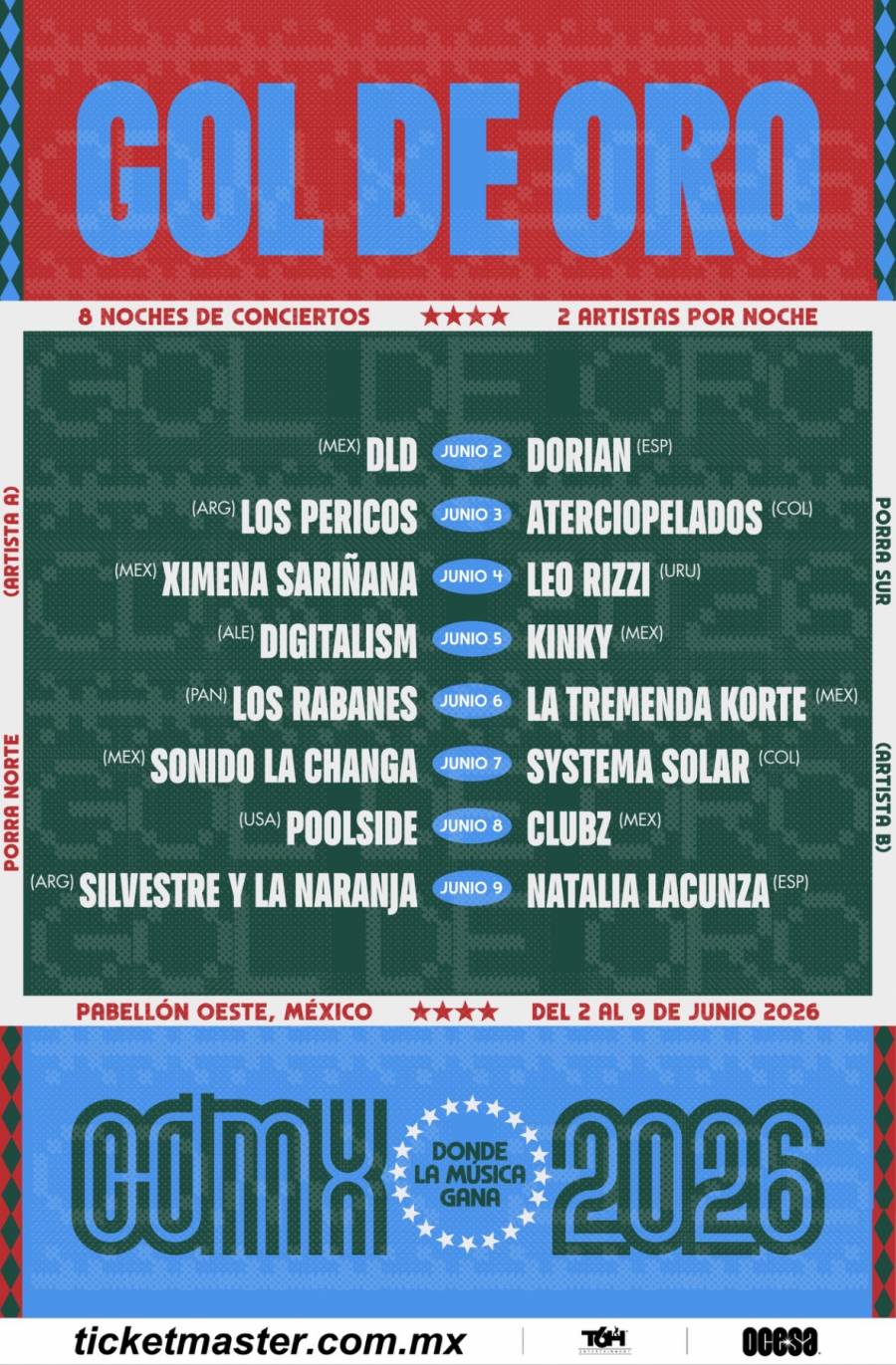 Prep&aacute;rate para vivir un match de futbol en Gol de Oro entre tus artistas favoritos: ¡Donde la m&uacute;sica gana!