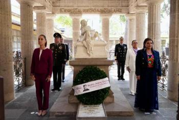 Sheinbaum encabeza conmemoraci&oacute;n por el bicentenario de Margarita Maza y destaca su papel hist&oacute;rico