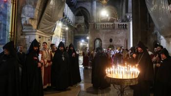 Polic&iacute;a israel&iacute; impide misa de Domingo de Ramos en Jerusal&eacute;n
