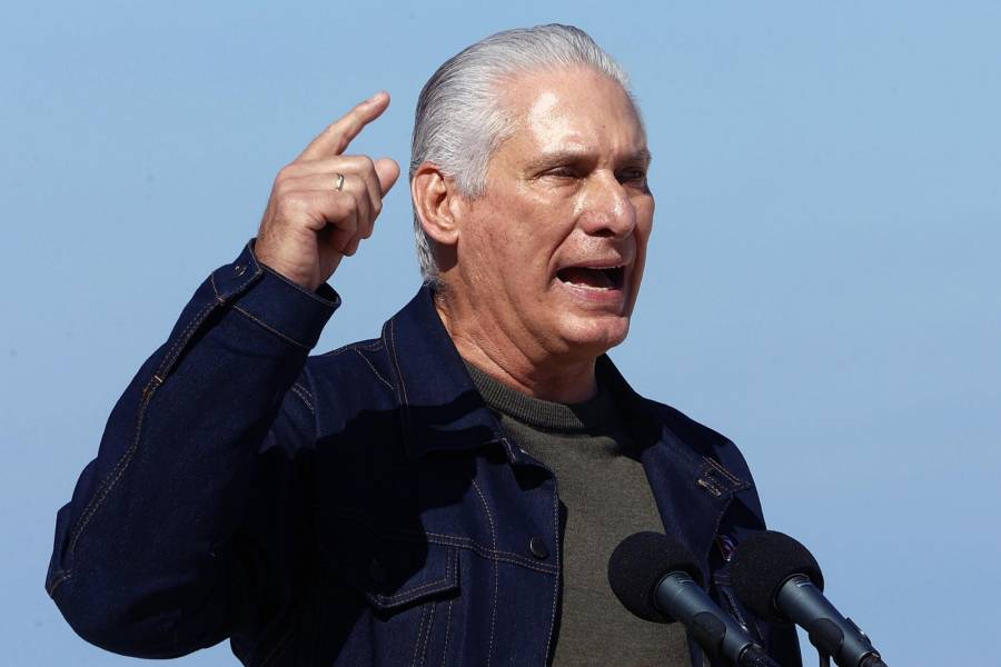 Díaz-Canel acusa a Estados Unidos de recrudecer bloqueo y destaca apoyo de México a Cuba