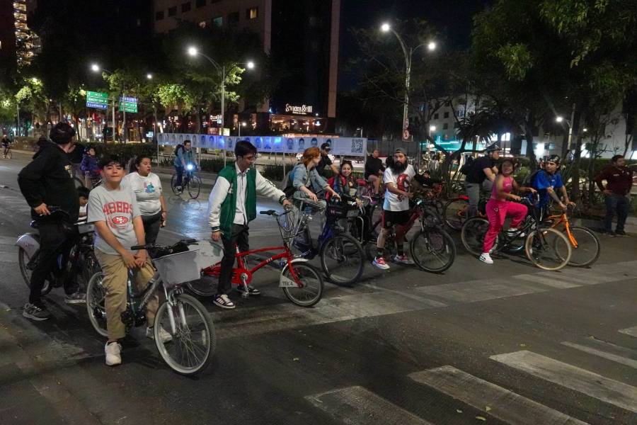 Asisten más de 46 mil personas al segundo Paseo Nocturno: SEMOVI