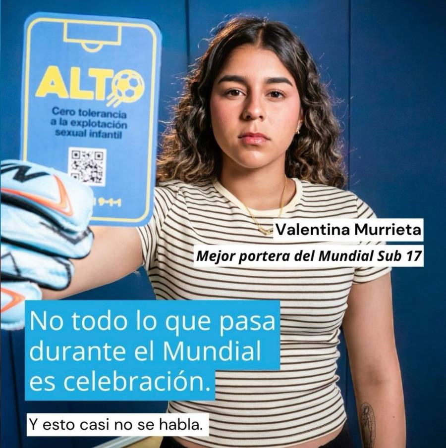 UNICEF imoulsa “Tarjeta Azul” para prevenir explotaci&oacute;n infantil rumbo al Mundial 2026