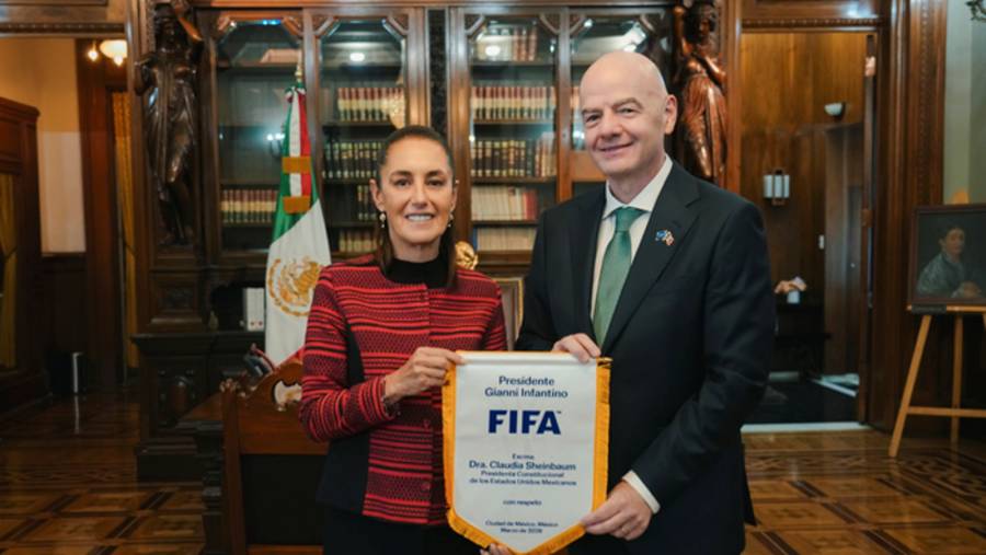 Todo va a salir maravilloso; la inauguración del Mundial será histórica: Presidenta tras reunión con Presidente de la FIFA, Gianni Infantino